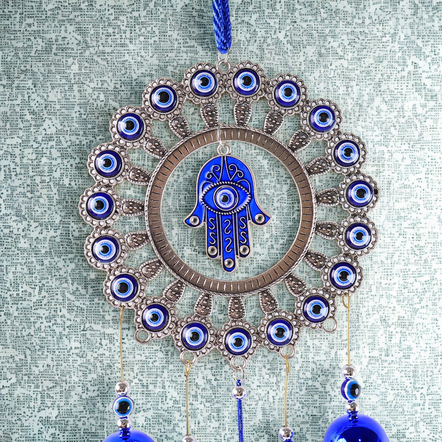 Decorative OM Evil Eye Wind Chime Wall Hanging (Mix Desin & 1 Pc) Decorative OM Evil Eye Wind Chime Wall Hanging (Mix Desin & 1 Pc)